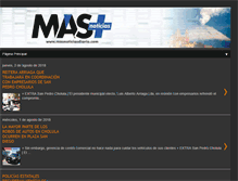 Tablet Screenshot of masnoticiasdiario.com